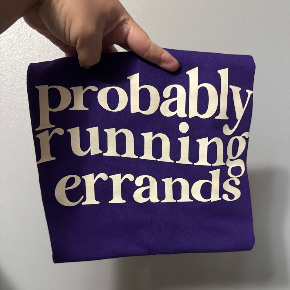 Running errand tshirt